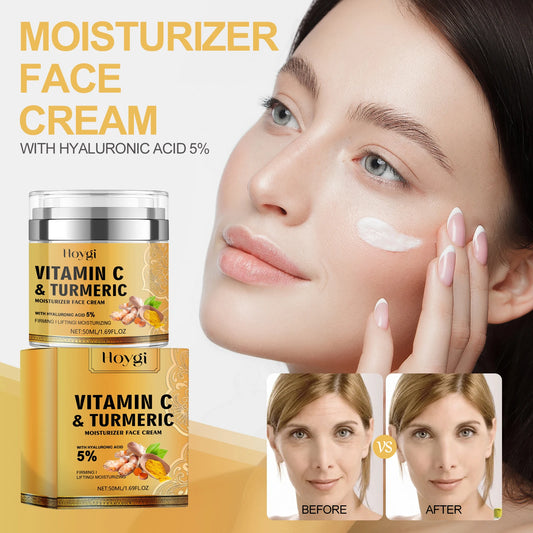 Natural Vitamin C & Turmeric Moisturizer Face Cream - Stylish Expression