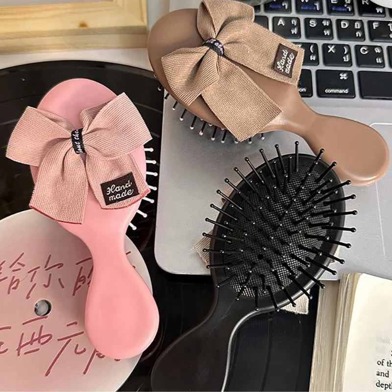 Cute Bowknot Airbag Hair Brush