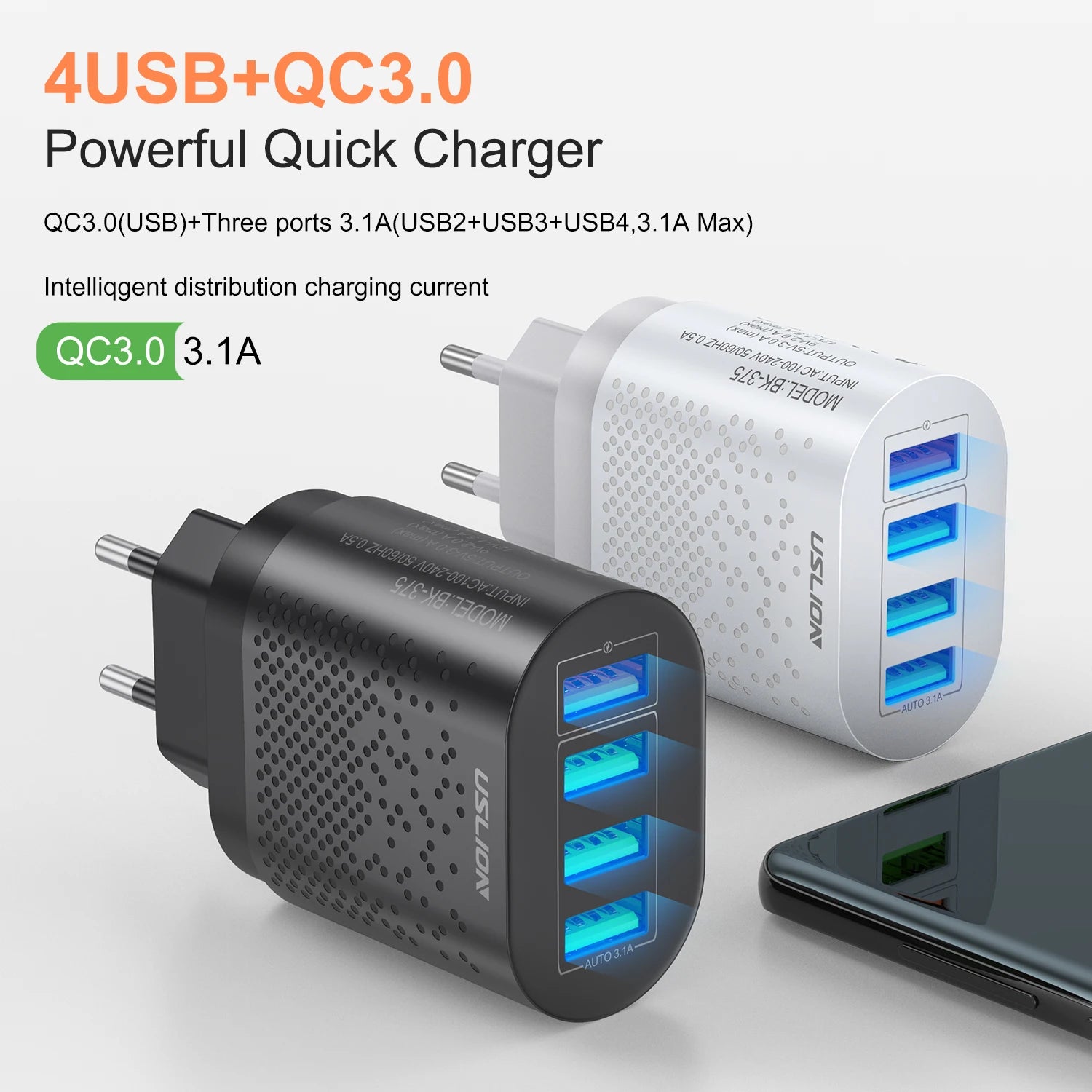 Korean USB Fast Charger - Stylish Expression
