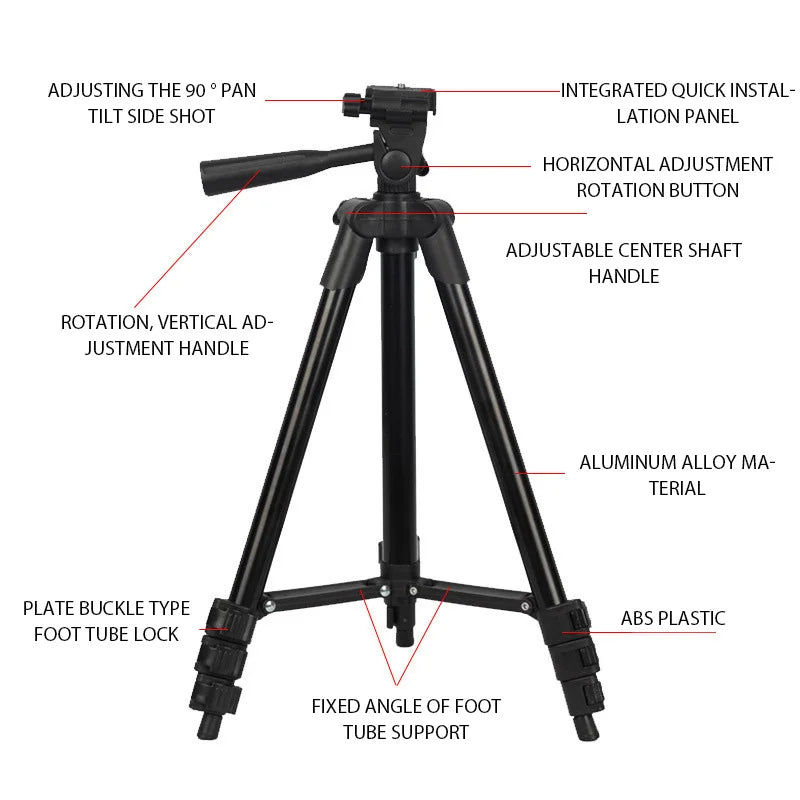 Tripod Stand Universal Photography for DSLRs - Stylish Expression