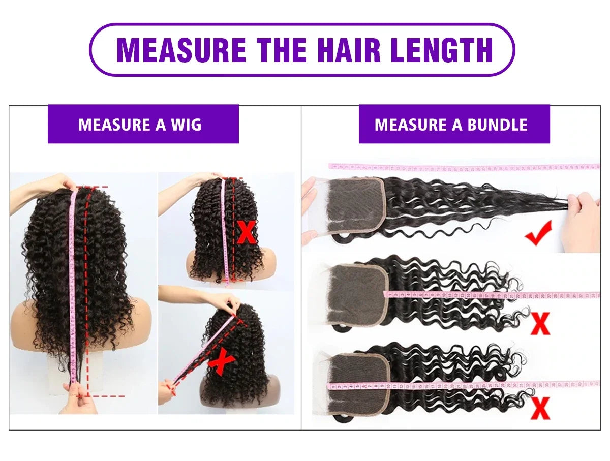 Deep Wave Lace Frontal Human Hair - Stylish Expression