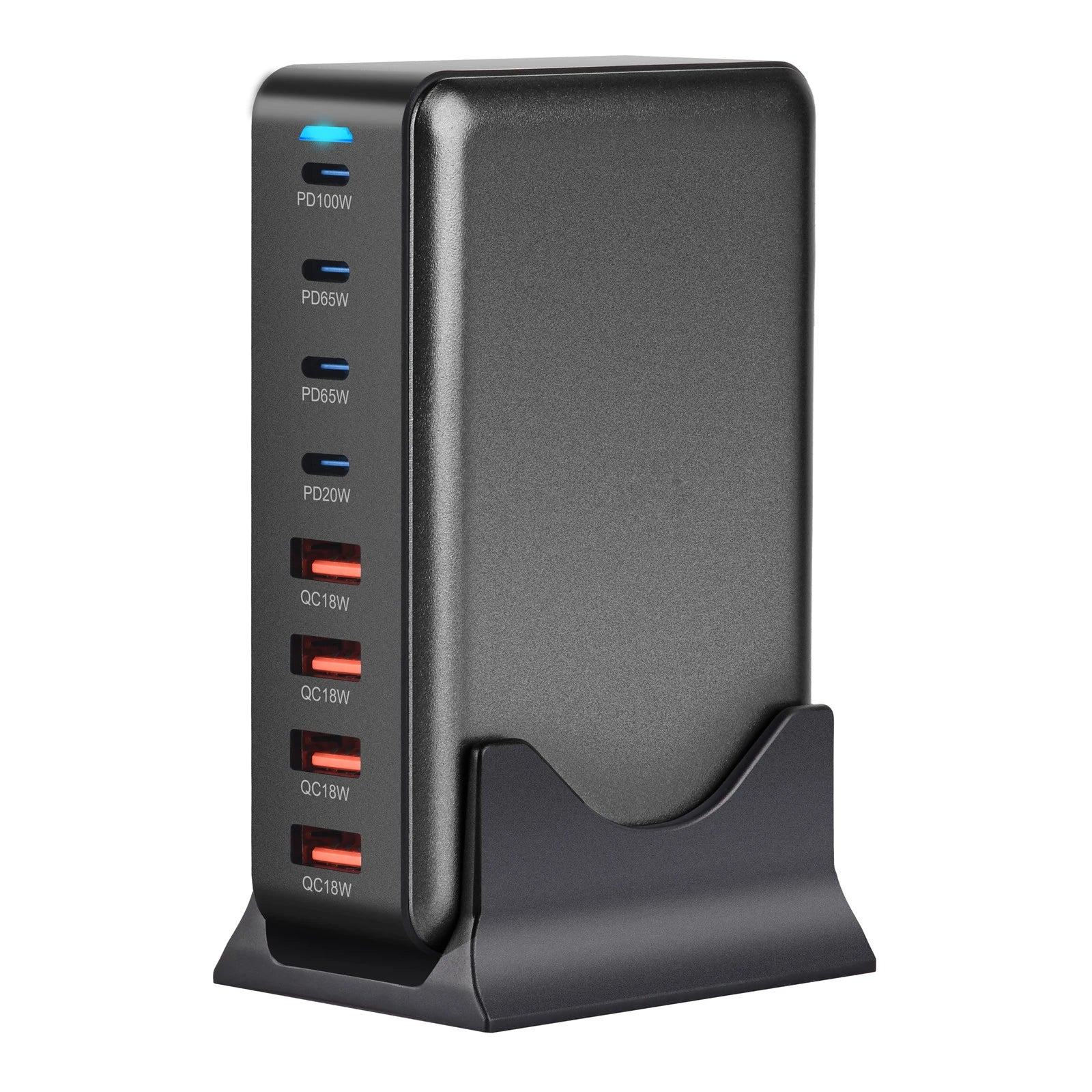 Fast Desktop 8-port USB Type C PD Charger - Stylish Expression