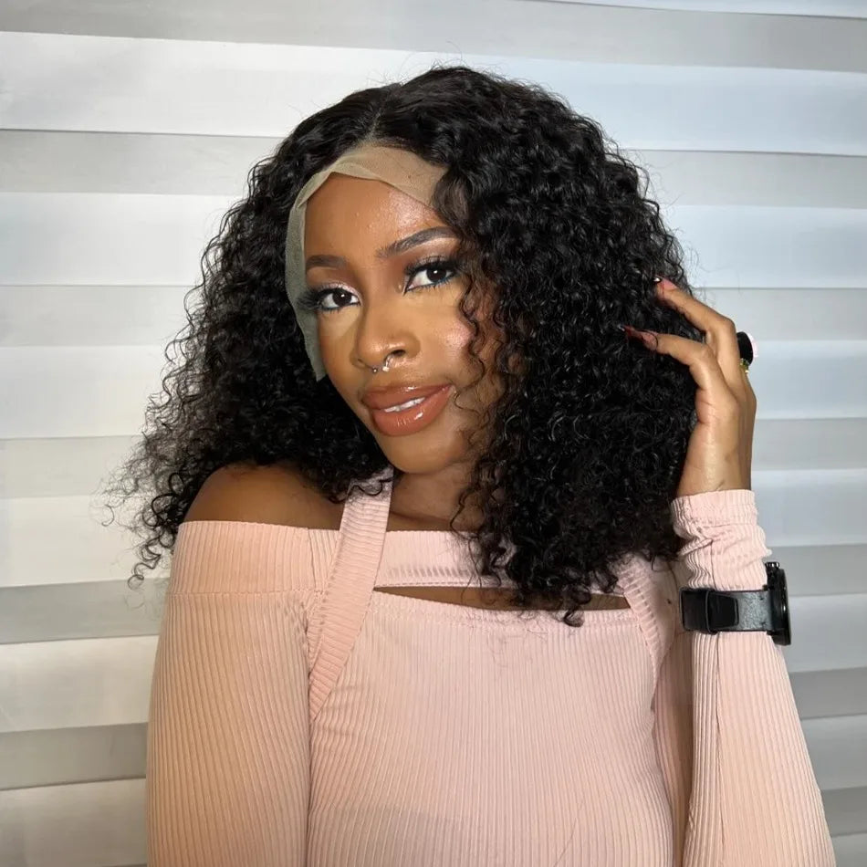 Brazilian Curly Short Bob Wig