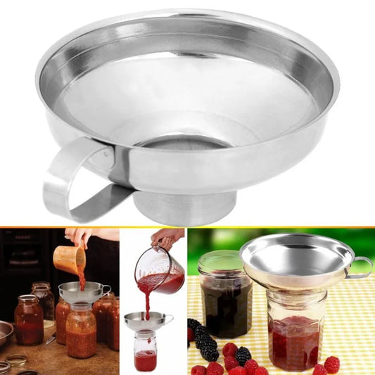 Stainless Steel Wide Mouth Canning Funnel - Stylish Expression