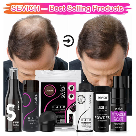 Sevich Hair Building Fibers Powder Spray - Stylish Expression