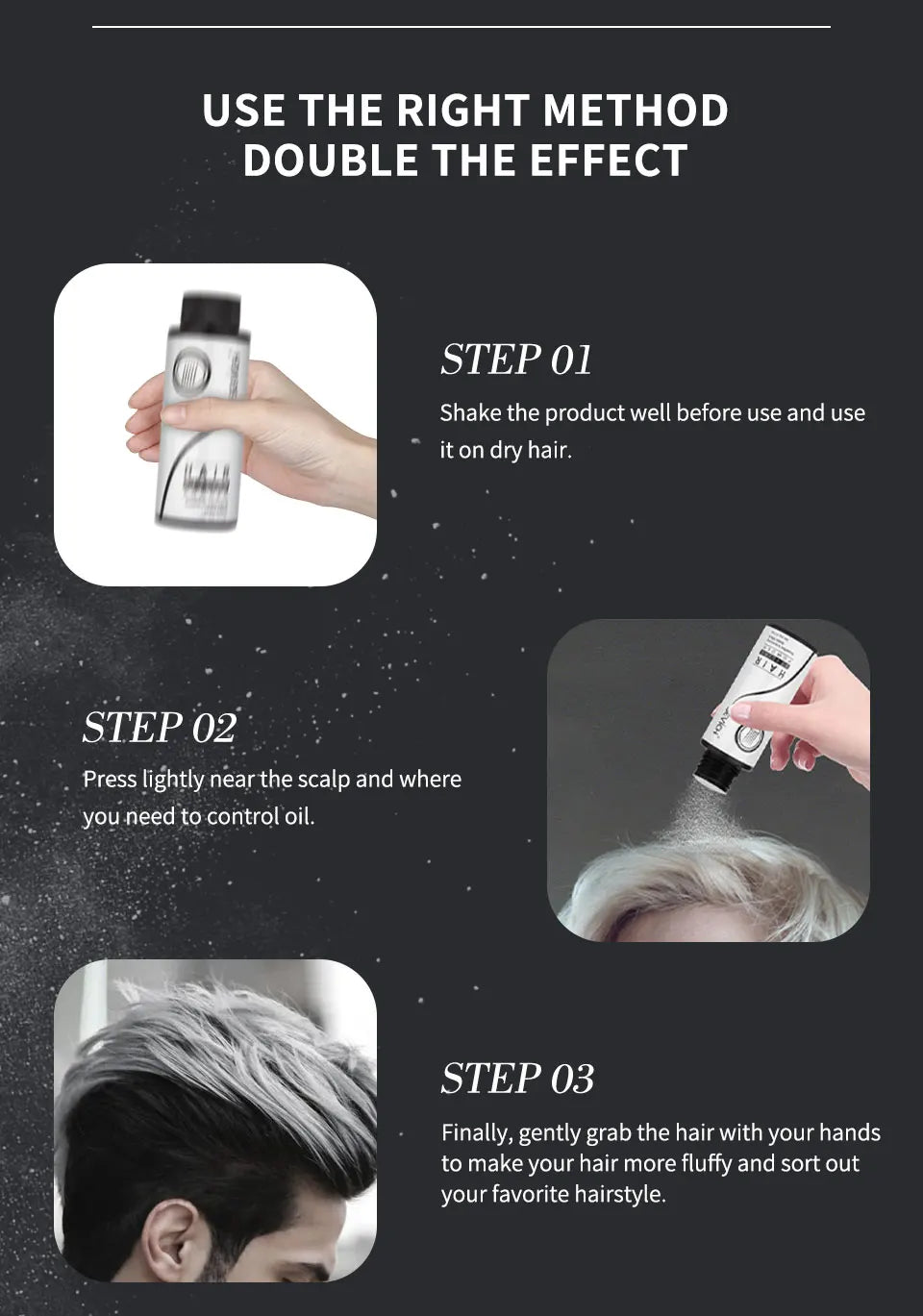 Sevich Hair Building Fibers Powder Spray - Stylish Expression
