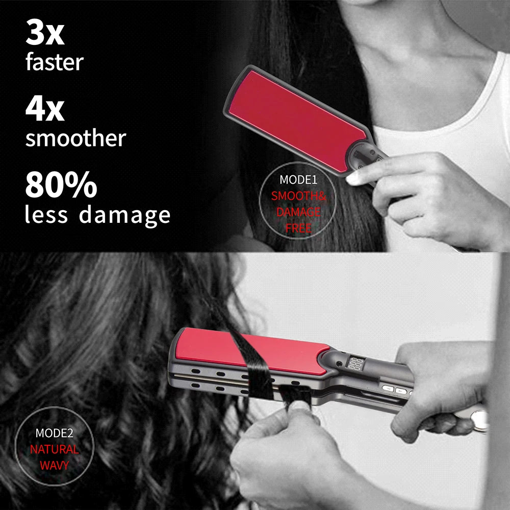 Wide Hair Straightener - Stylish Expression