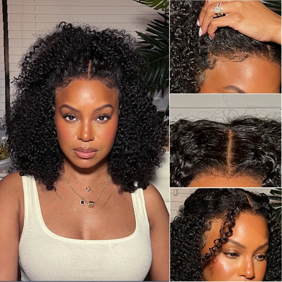 Brazilian Curly Short Bob Wig