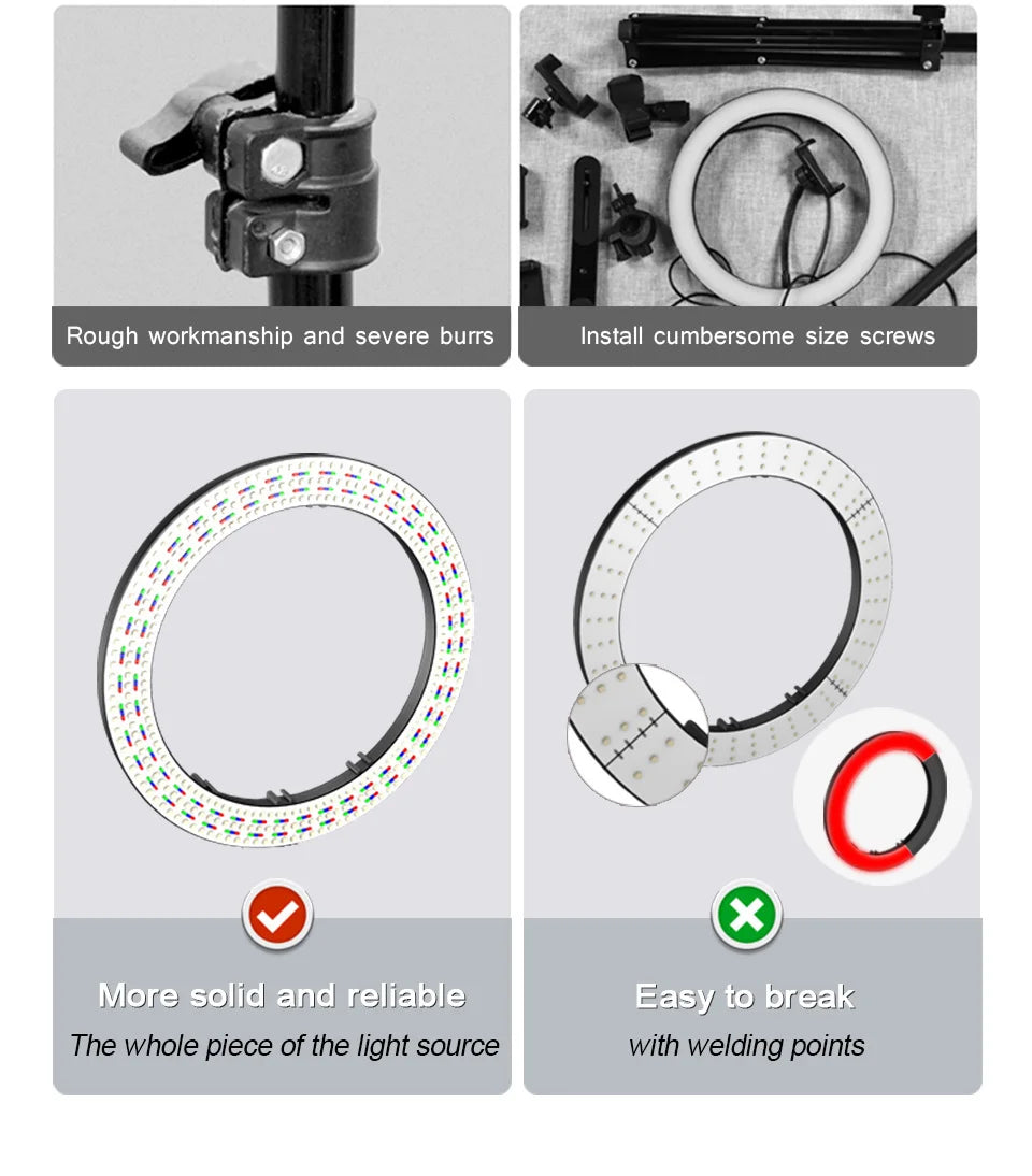 Ring light Tripod Stand Photo Led - Stylish Expression