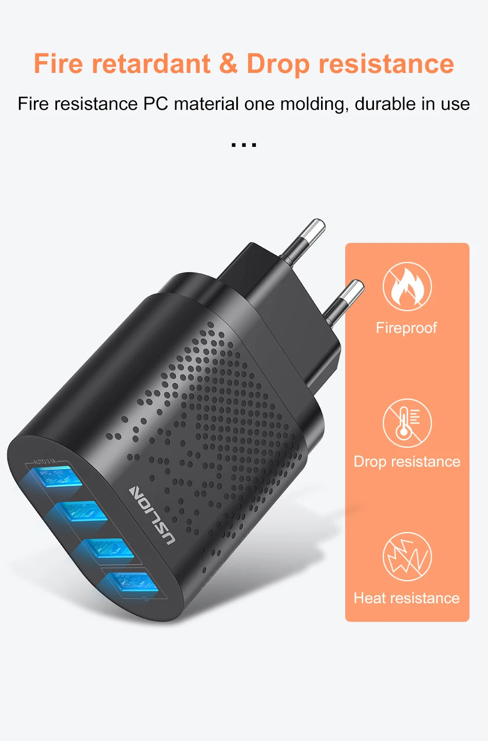 Korean USB Fast Charger - Stylish Expression