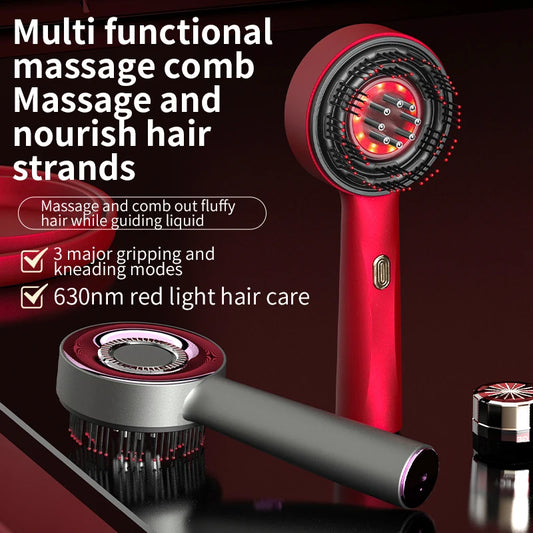 Anti-Hair Loss Scalp Brush & Liquid Oil Applicator - Stylish Expression
