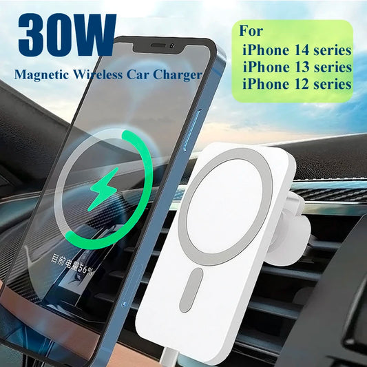 Wireless  Magnetic Car Charger - Stylish Expression