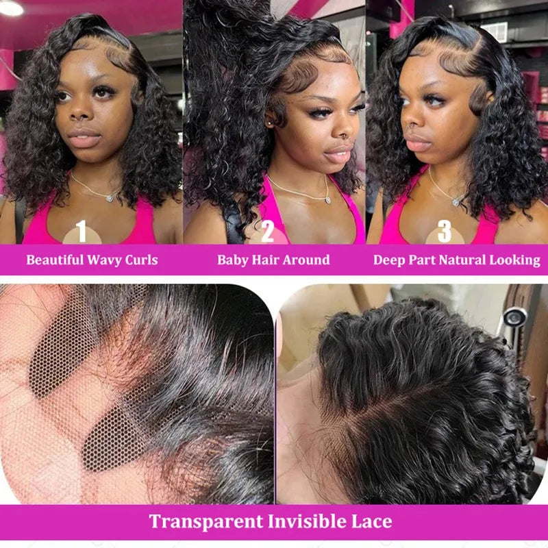 Brazilian Curly Short Bob Wig - Stylish Expression