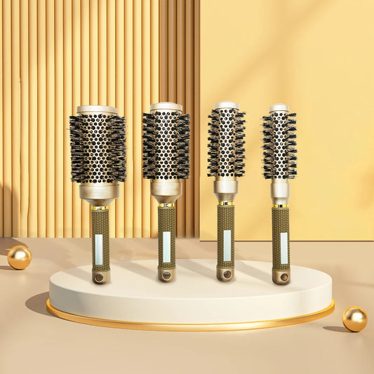 Anti-Static Rolling Brush for Salon Styling, Pro Barber Hair Tools - Stylish Expression
