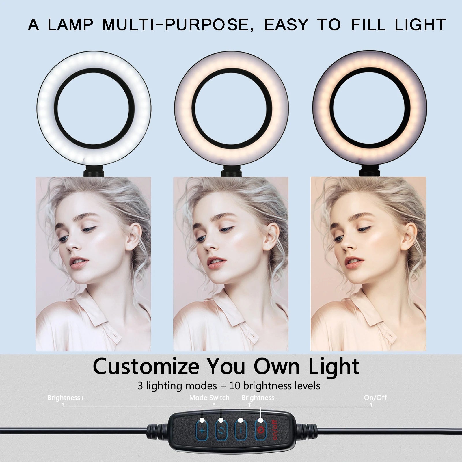 Ring light Tripod Stand Photo Led - Stylish Expression