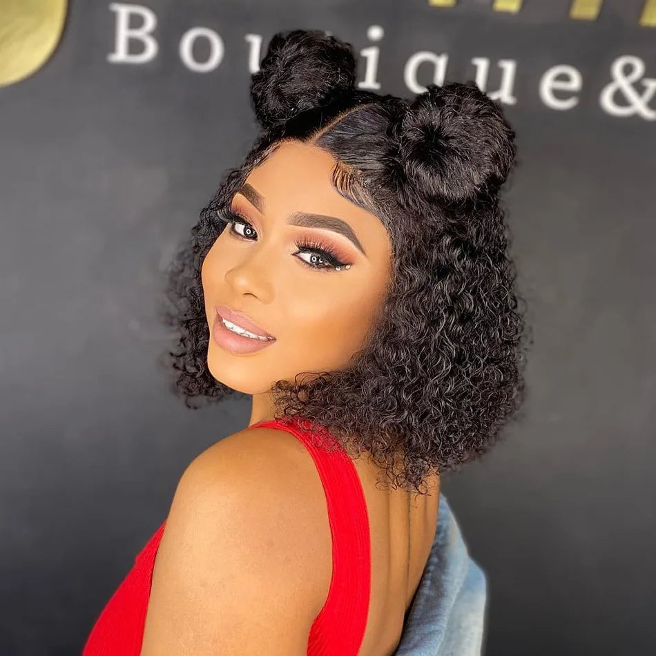 Brazilian Curly Short Bob Wig - Stylish Expression