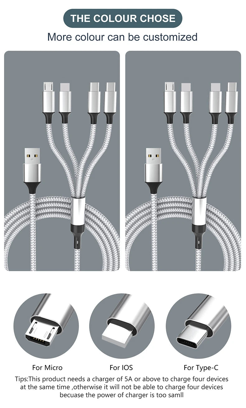 Multi Charger Cable - Stylish Expression