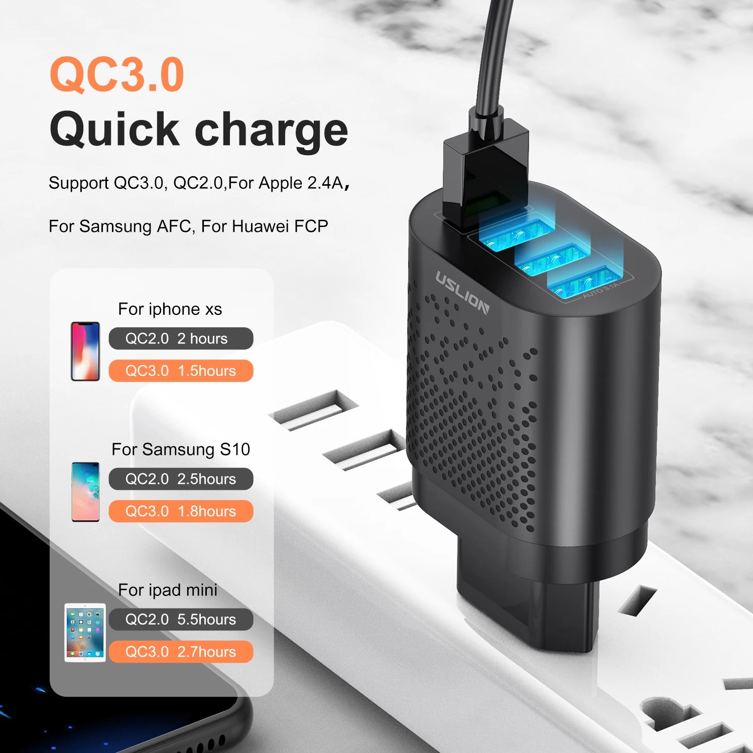 Korean USB Fast Charger - Stylish Expression