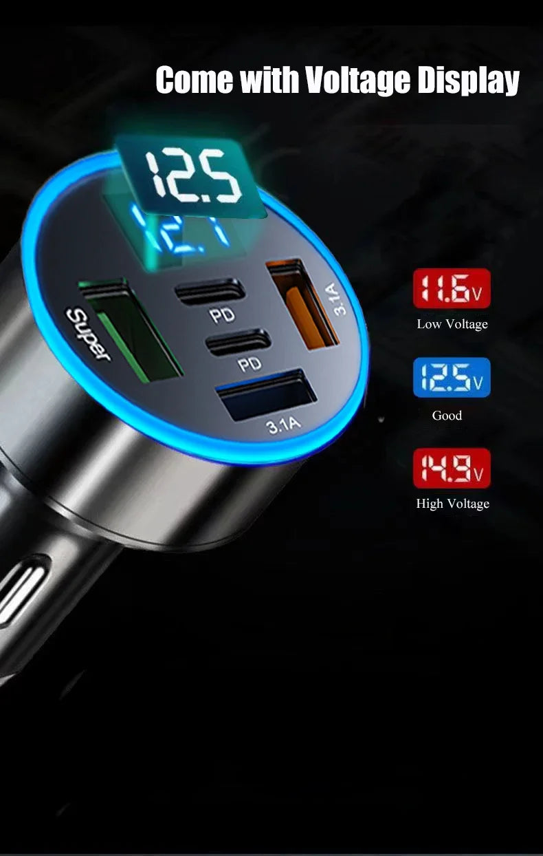 5 in 1 Super Fast Charge Adapter for iPhone & Samsung