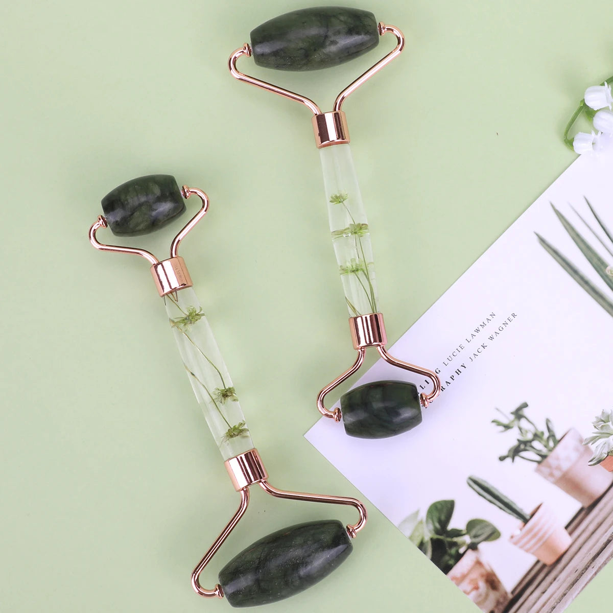 Natural Jade  Face Roller Massager