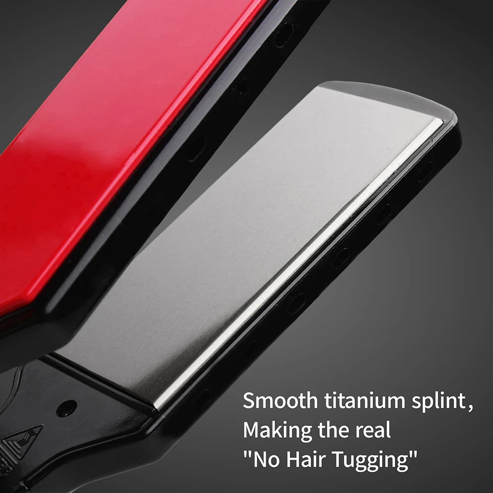 Wide Hair Straightener Titanium 480F