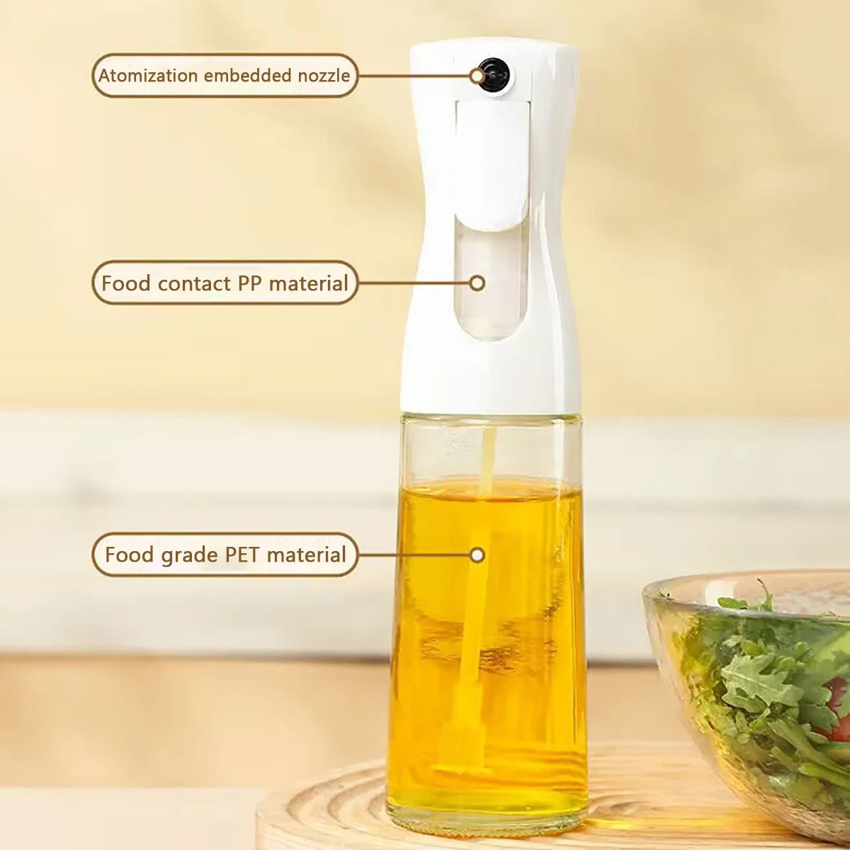 Oil Spray Bottle Kitchen Dispenser