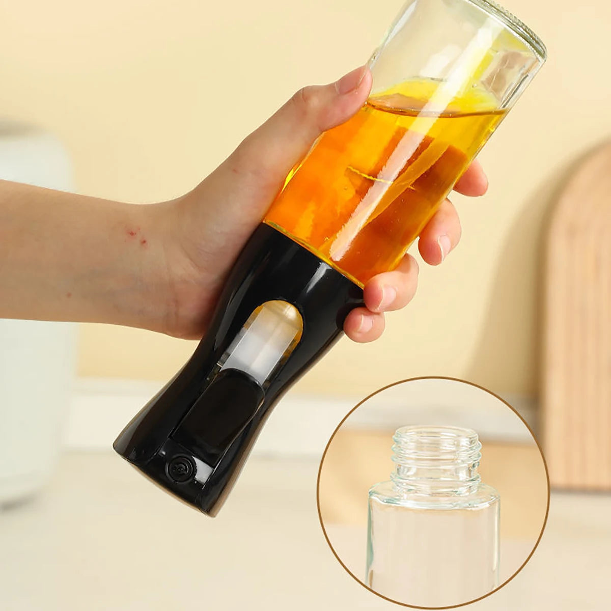 Oil Spray Bottle Kitchen Dispenser