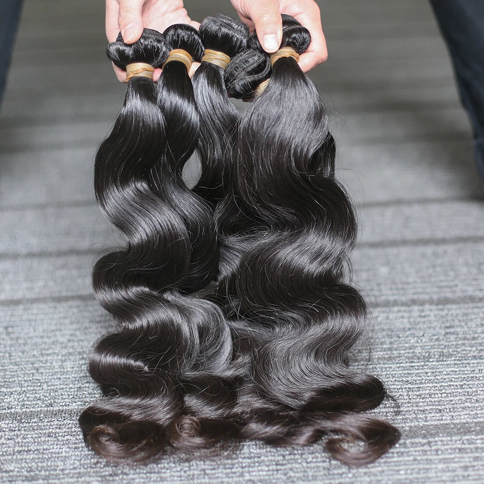 Wavy Double Drawn Bundles Weave Extensions