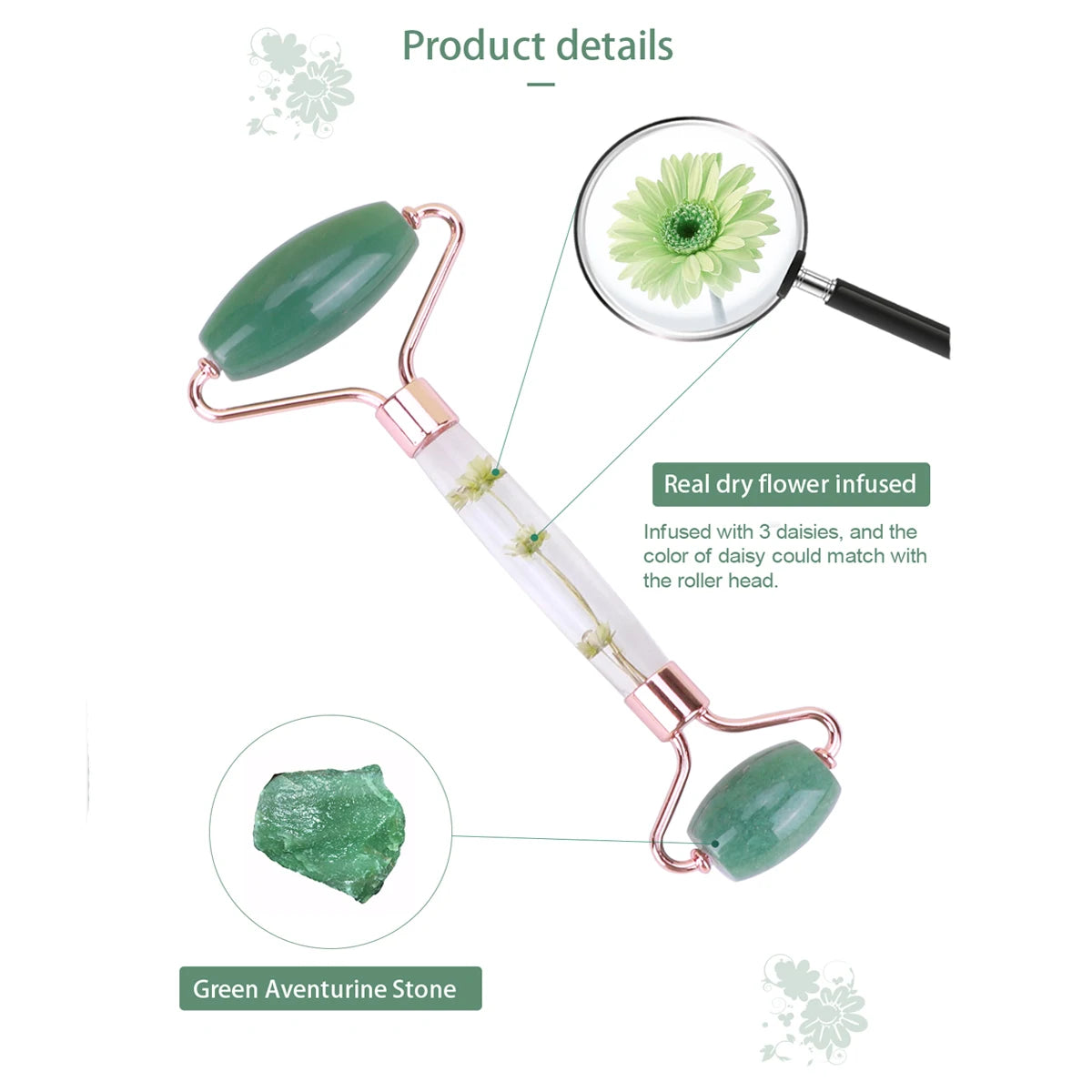 Natural Jade  Face Roller Massager