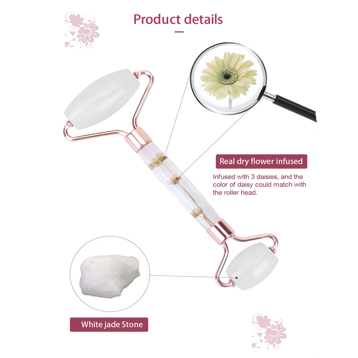 Natural Jade  Face Roller Massager