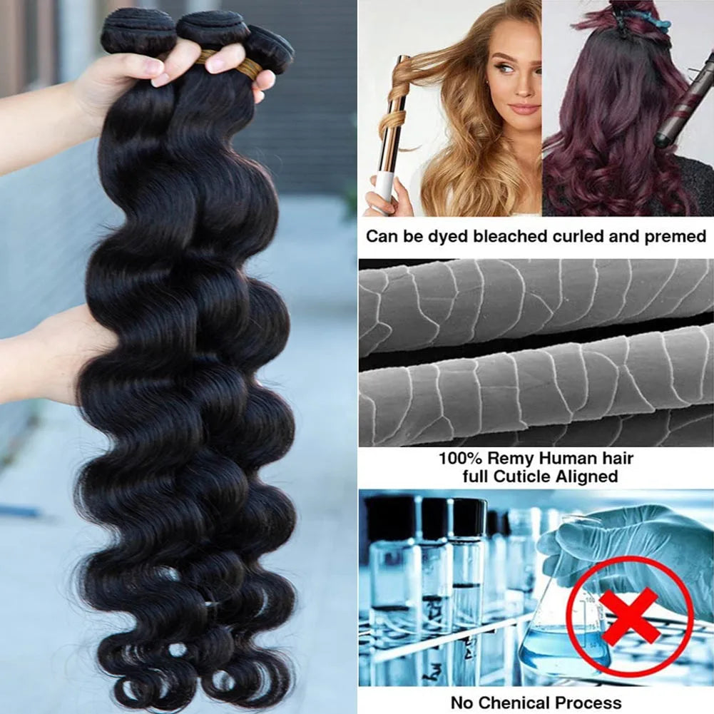 Wavy Double Drawn Bundles Weave Extensions