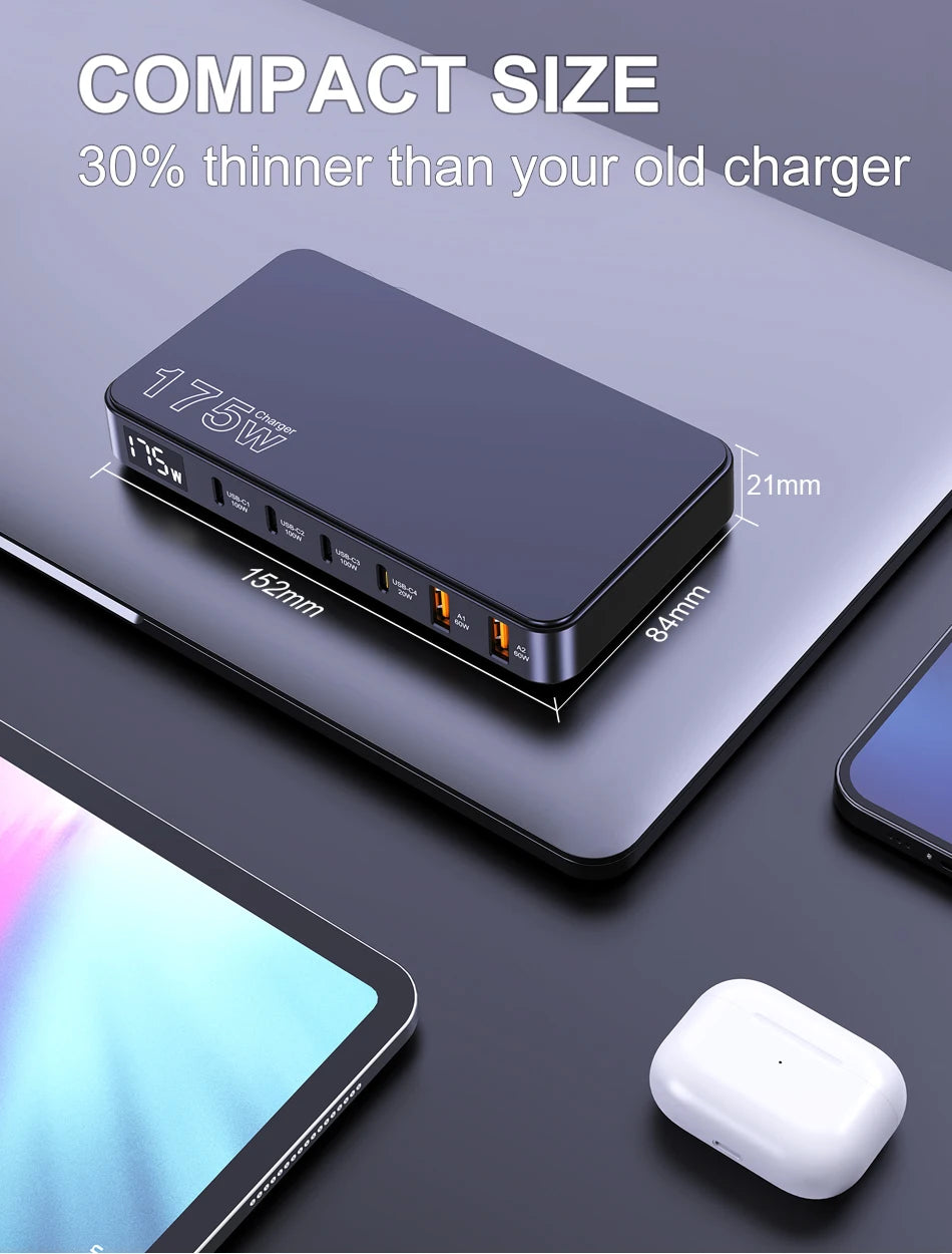 6-Port Desktop Charger Type C for iPhone