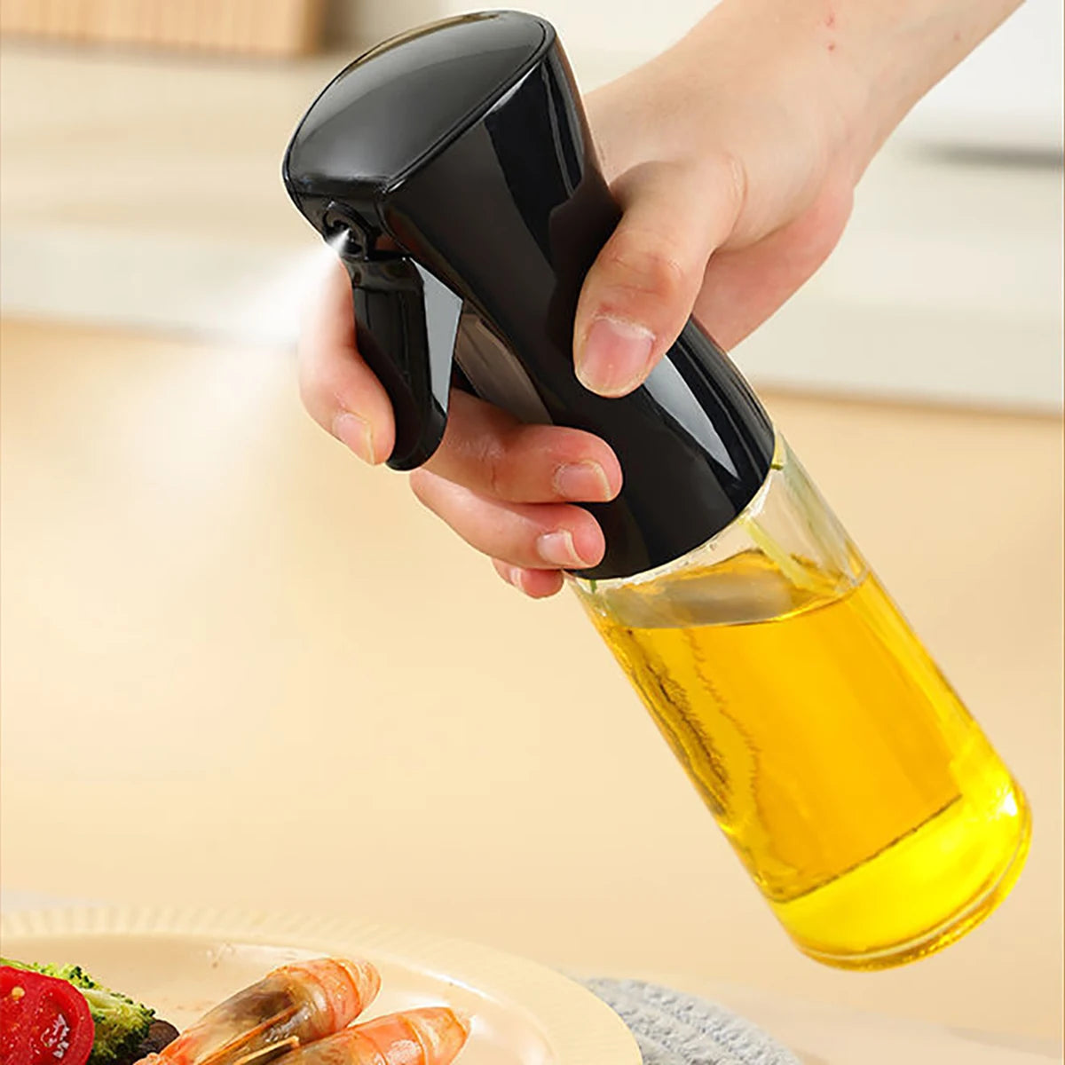 Oil Spray Bottle Kitchen Dispenser