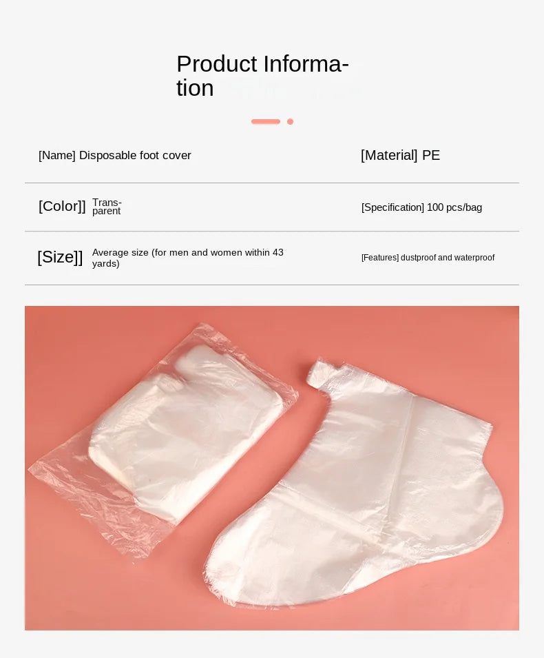 Transparent Disposable Foot Bags Detox