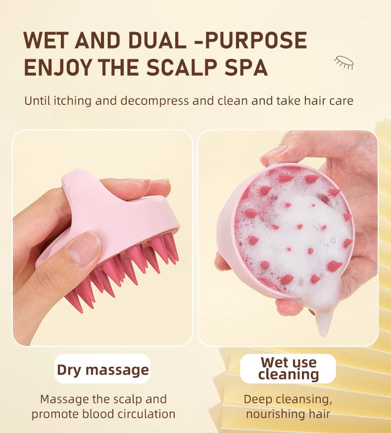 shampoo head scalp massage brush