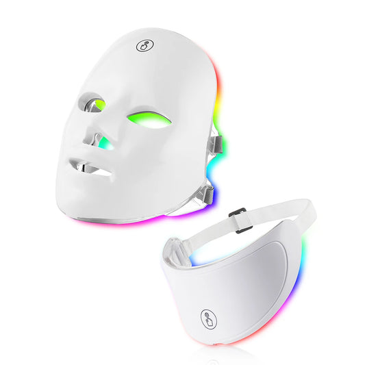 Face and Neck Beauty Machine, LED Skin Care Massager - Stylish Expression 