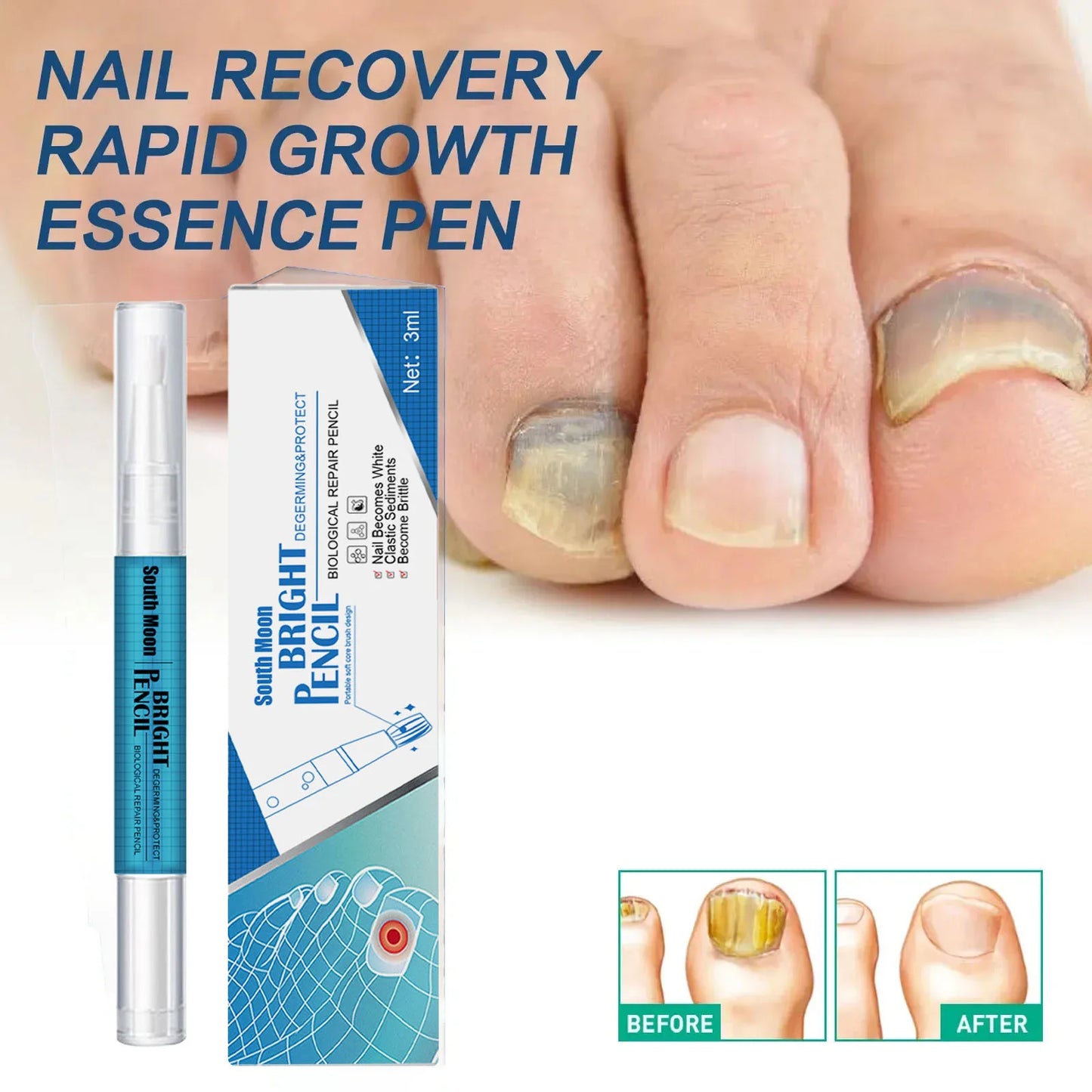 Foot toenail tool brush nail beauty care