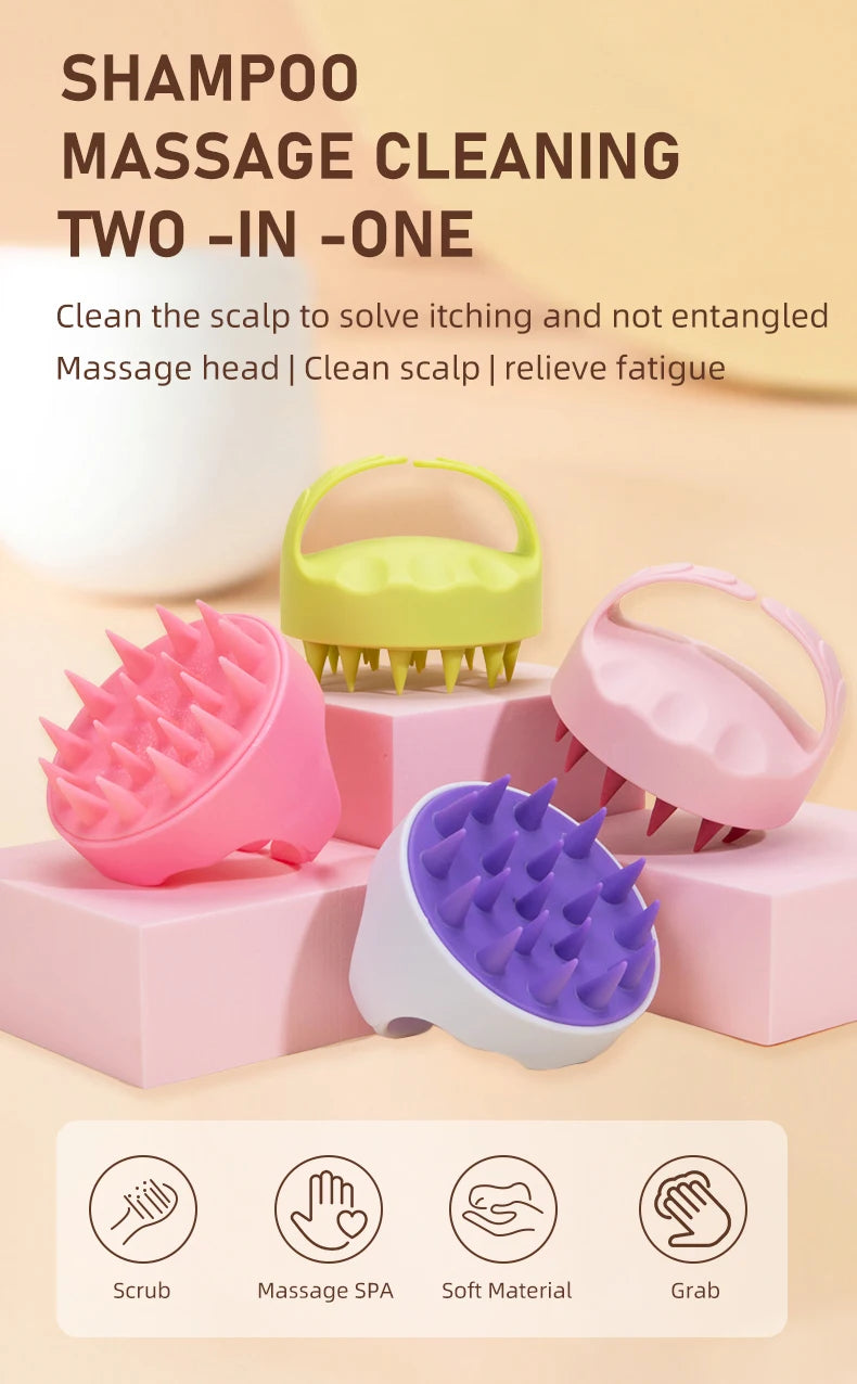 shampoo head scalp massage brush