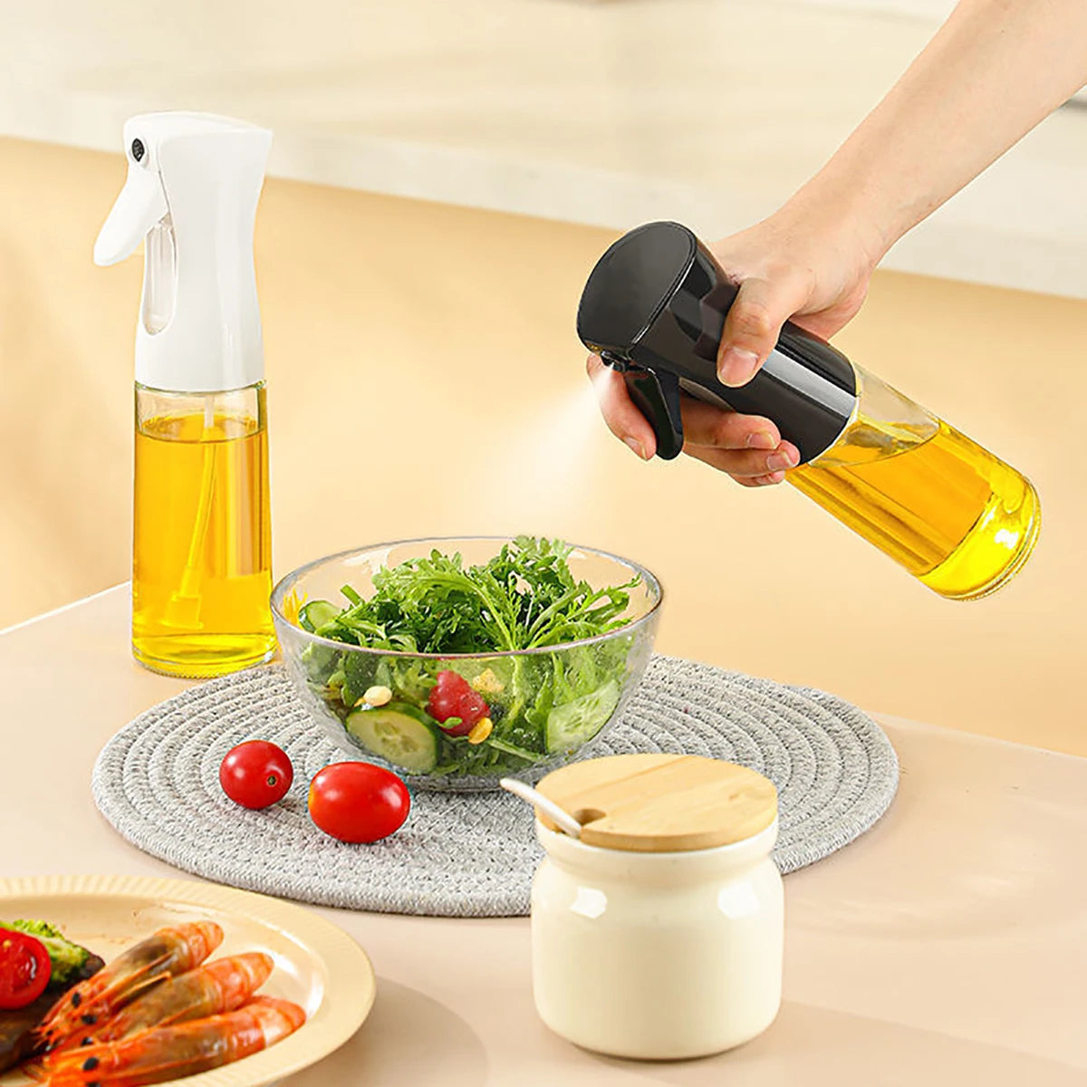 Oil Spray Bottle Kitchen Dispenser